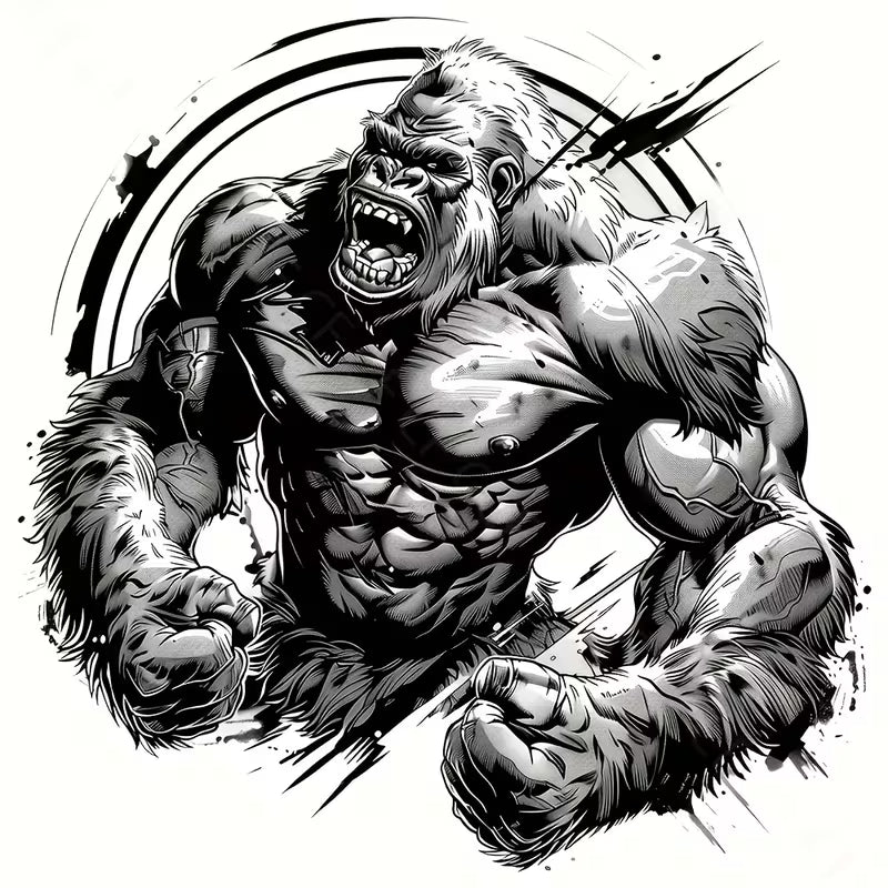 Primal Force – Gorilla Graphic T-Shirt